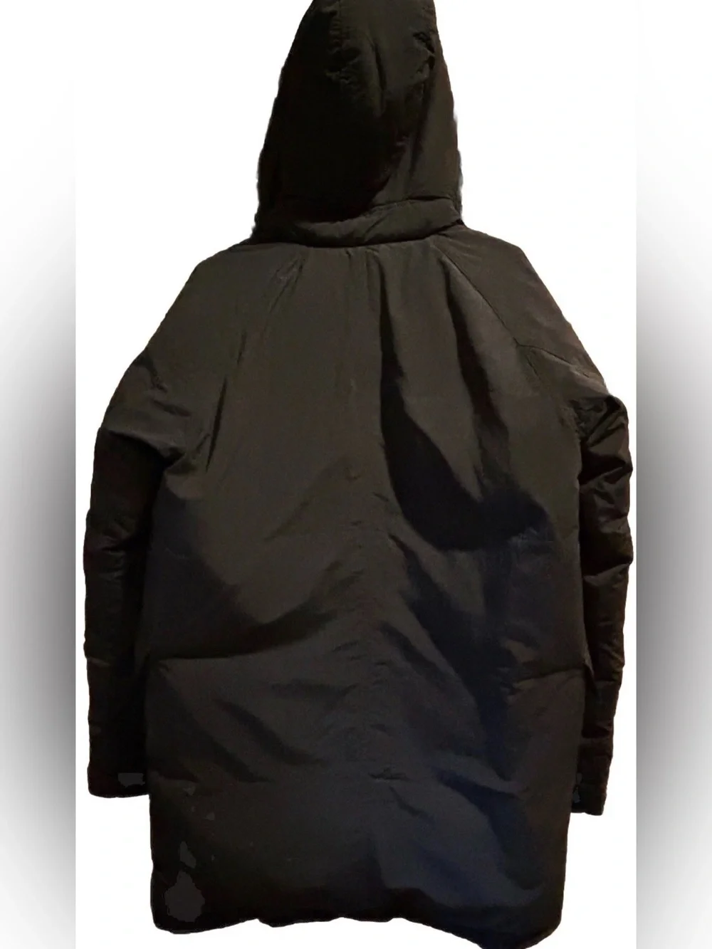 HTF Adidas Badge Down Jacket Black Size 095 Unisex Men’s Sm Wm Med EUC